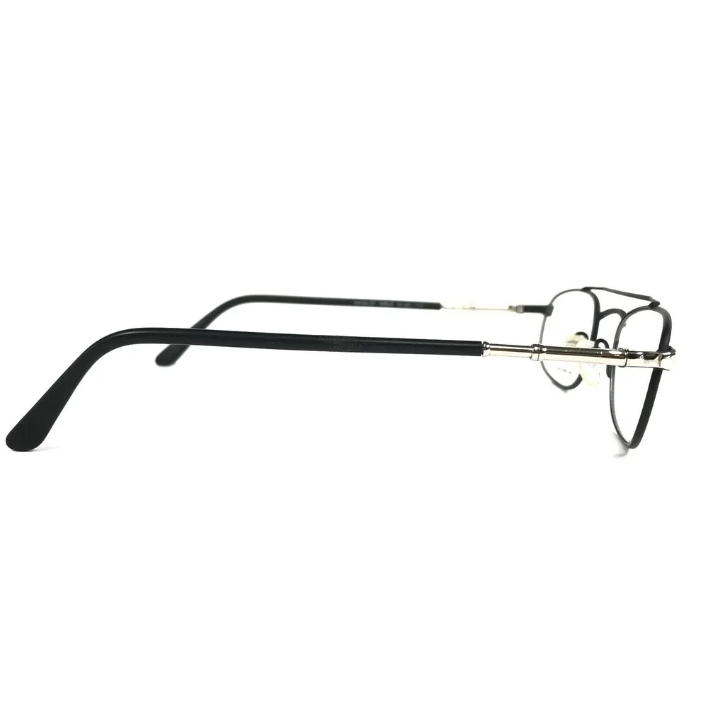 Vintage Harley Davidson Eyeglasses Frames 37 MBLK Matte Black Silver 51-20-140